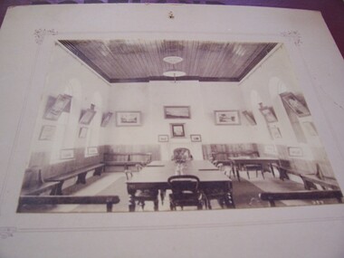 Photograph - Photograph - interior of Town Hall, Portland, Yeoman & Co., Melbourne, c. 1910