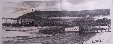 Photograph - Photograph - Portland Wharf prior to 1890, n.d
