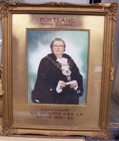Photograph - Photograph - M.E. Hedditch, OBE JP, Mayor 1956-60, c. 1960