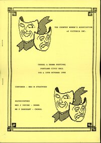 Programme - Choral & Drama Festival Program 1990 - The Country Women's Association of Victoria, Country Women's Association (CWA), October 1990