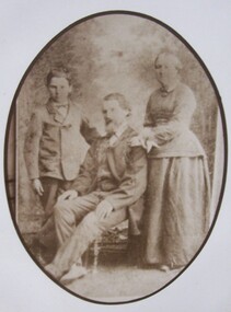 Photograph - Photograph - Thomas & Jane (nee Tippet) Robins with son Joseph James, Thomas & Jane (nee Tippet) Robins with son Joseph James, n.d