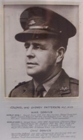 Photograph - Photograph - Colonel (RTD) Sydney Patterson, M.C., M.I.D, c. 1950