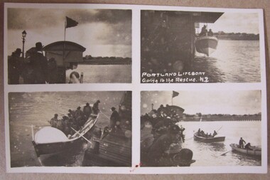 Photograph - Photograph - Portland Lifeboat Going to the Rescue, Kodac, n.d