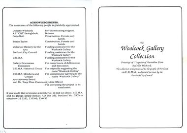 Document - Catalogue - drawings by Collin Woolcock, n.d