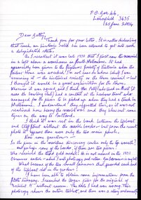 Letter - Letter - Tom Newton to Betty Vivian, 25 June 2004