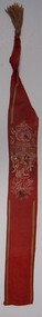 Ceremonial object - Red Silk Sash, Ancient Order of Foresters, n.d