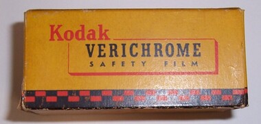 Film - Box. Film - Kodak Verichrome Safety Film Box, 1950s