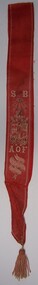 Ceremonial object - Sash, Ancient Order of Foresters, n.d