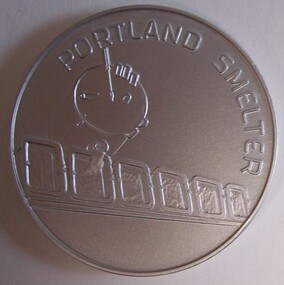 Souvenir - Medallion - Portland Aluminium, Alcoa Australia, Portland Smelter: Project Announcement Alcoa Australia 1979, 1979