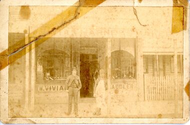 Photograph - Photograph - Saddlery shop W.VIVIAN SADDLER, n.d