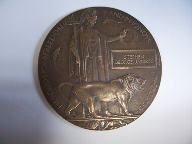 Medal - Death Penny - Stephen George Jarrett, n.d