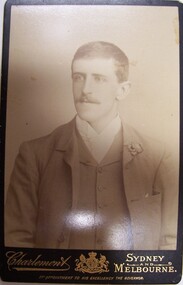 Photograph, Charlemont, Sydney and Melbourne, [Portrait of a young man], n.d