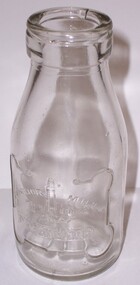 Domestic object - Bottle - Superior Milk bottle, Portland, 1940