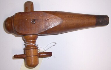 Functional object - Wooden Tap, H. Gage, Melbourne, n.d