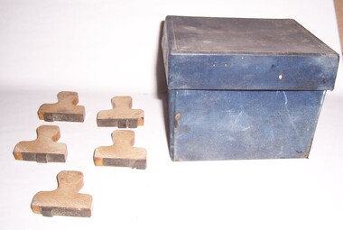 Functional object - Box and Stamps, 1960-1970