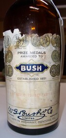 Container - Bottle - Bush's Benzoic Preservation Liquid, n.d