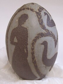 Decorative object - Carved Emu Egg, n.d