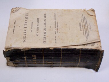 Book - Bible, Gaelic, T-Seann Tiomnaidh, 1848