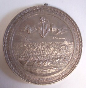 Medal - Silver Medal - James Kean for saving life, Admella Shipwreck, 1859