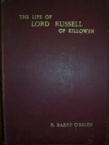 Book, The Life of Lord Russell of Killowen, 1902