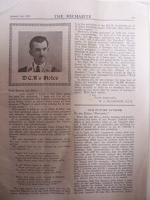 Magazine, The Rechabite, 01/08/1931