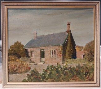 Painting, Florence Tatham Mellblom, Gardens Cottage, Portland