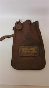 Functional object - Leather Cash Bag, C1920s