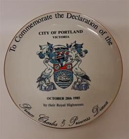 Memorabilia - City of Portland Commemoration Plate, C1980s