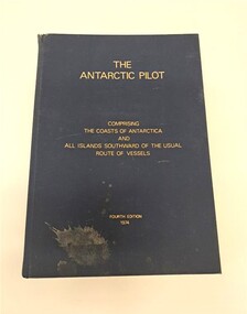 Book, Hydrographer of the Navy, The Antarctic Pilot, 1974