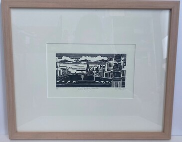 Artwork, other - Linocut, Bob Stone, Julia Street, 2007