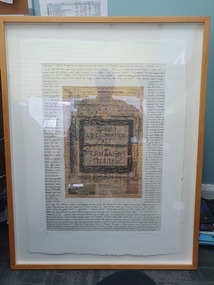 Mixed media - Framed Art Work, Wallace, Carmel et al, Lagoon, P1, Second - State, 2004
