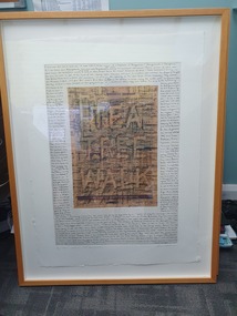 Mixed media - Framed Art Work, Wallace, Carmel et al, Lagoon Page 2, 2004