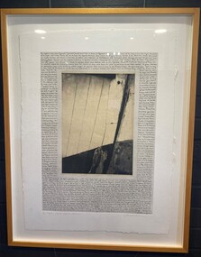 Mixed media - Framed Art Work, Wallace, Carmel et al, Lagoon Page 6 Captain Fawthrop, 2004