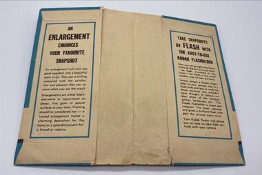 Ephemera - Photograph storage sleeve, unknown