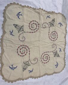 Decorative object - Embroidered Table cloth, Unknown