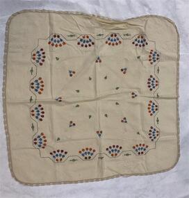Decorative object - Embroidered Tablecloth, Unknown