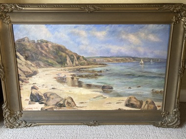 Painting, John Webster Lawson, West Coast, Portland, 1890s
