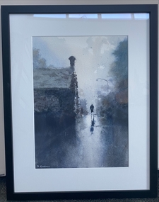 Painting - Watercolour painting, Damian Goodman, The Caretaker, 2026