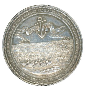 Medal - Medal - Admella Shipwreck - awarded to John Dusting, Brush and MacDonnell, 1859