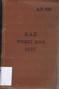 Book - Pocket Book, Royal Air Force Pocket Book, 1937_