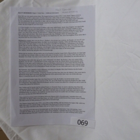 Article - Memoir, Max's Memories by Max Spence, Montmorency, 2010