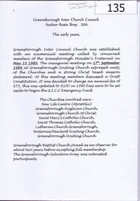 Book, Rosalie Bray, Greensborough InterChurch Council: by Rosie Bray, 2011_