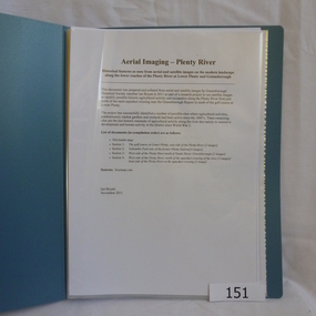 Folder, Aerial Imaging - Plenty River: by Ian Bryant, 2011_11