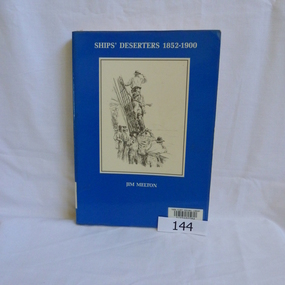 Book, Ships' deserters 1852-1900, 1852-1900