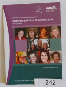 Booklet, Celebrating Nillumbik women 2010, 2010_