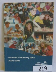 Book, Nillumbik Shire Council, Nillumbik Community Guide 2000/2001, 2000-2001
