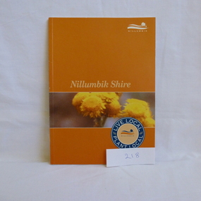 Book, Live local Plant local: Nillumbik Shire, 2001_