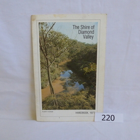Book, Shire of Diamond Valley, The Shire of Diamond Valley Handbook 1977, 1977_