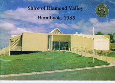 Book, Shire of Diamond Valley Handbook 1985, 1985_