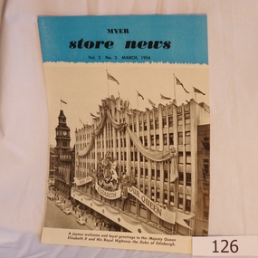 Newsletter - Pamphlet, Myer Store News March 1954, 1954_03